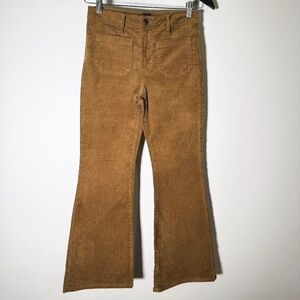 Gap Kids - High Rise '70s Flare Corduroy Pants - Brown - Size 12